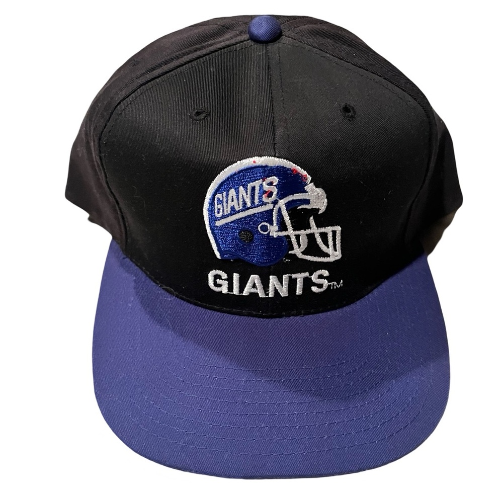 Vintage 1990s New York Giants Black Snapback Hat